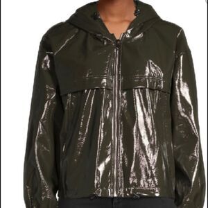 NOIZE Selena Glossy Vegan Leather Jacket. NWT. Small.